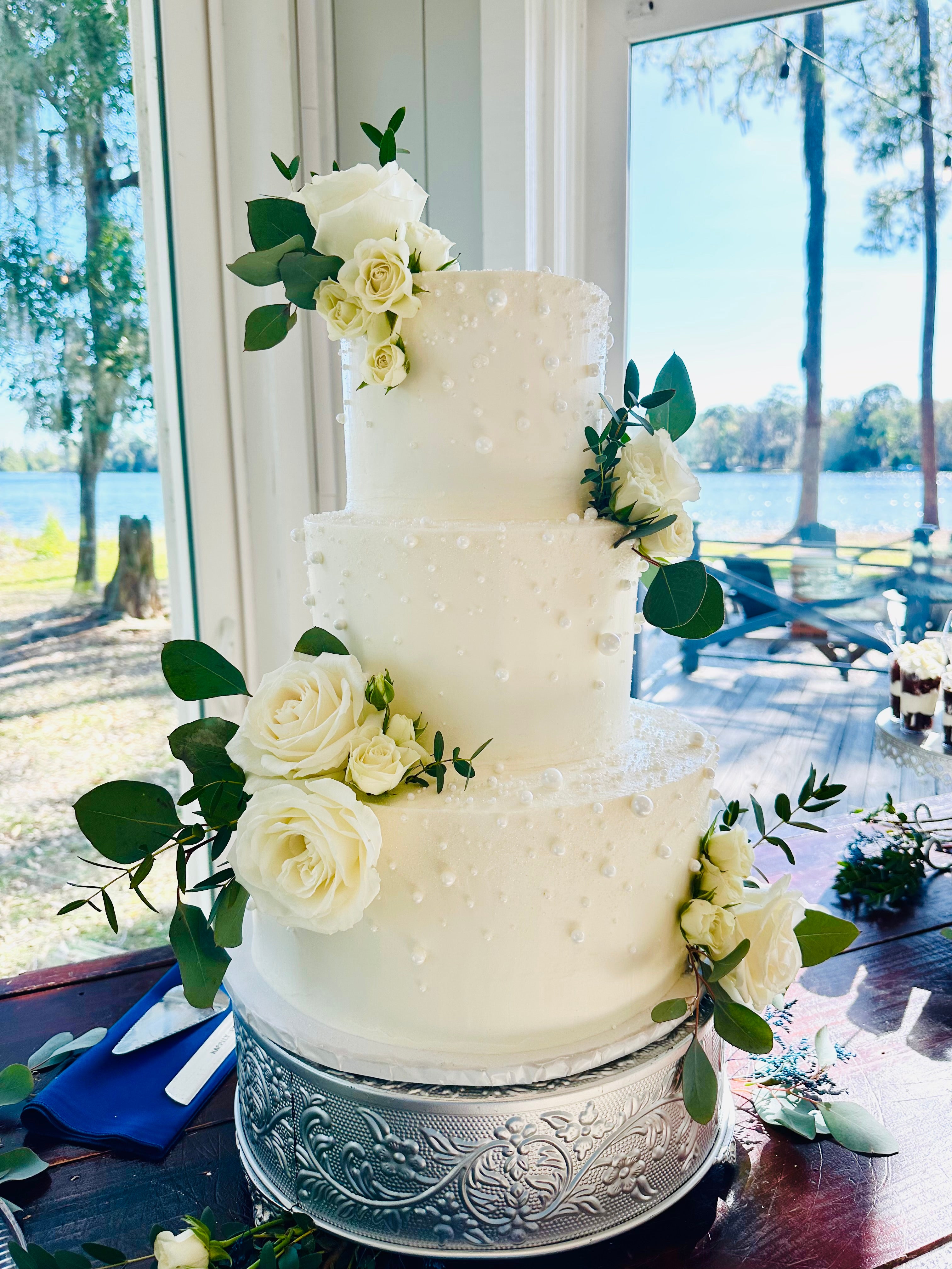 Pearl Wedding Cake