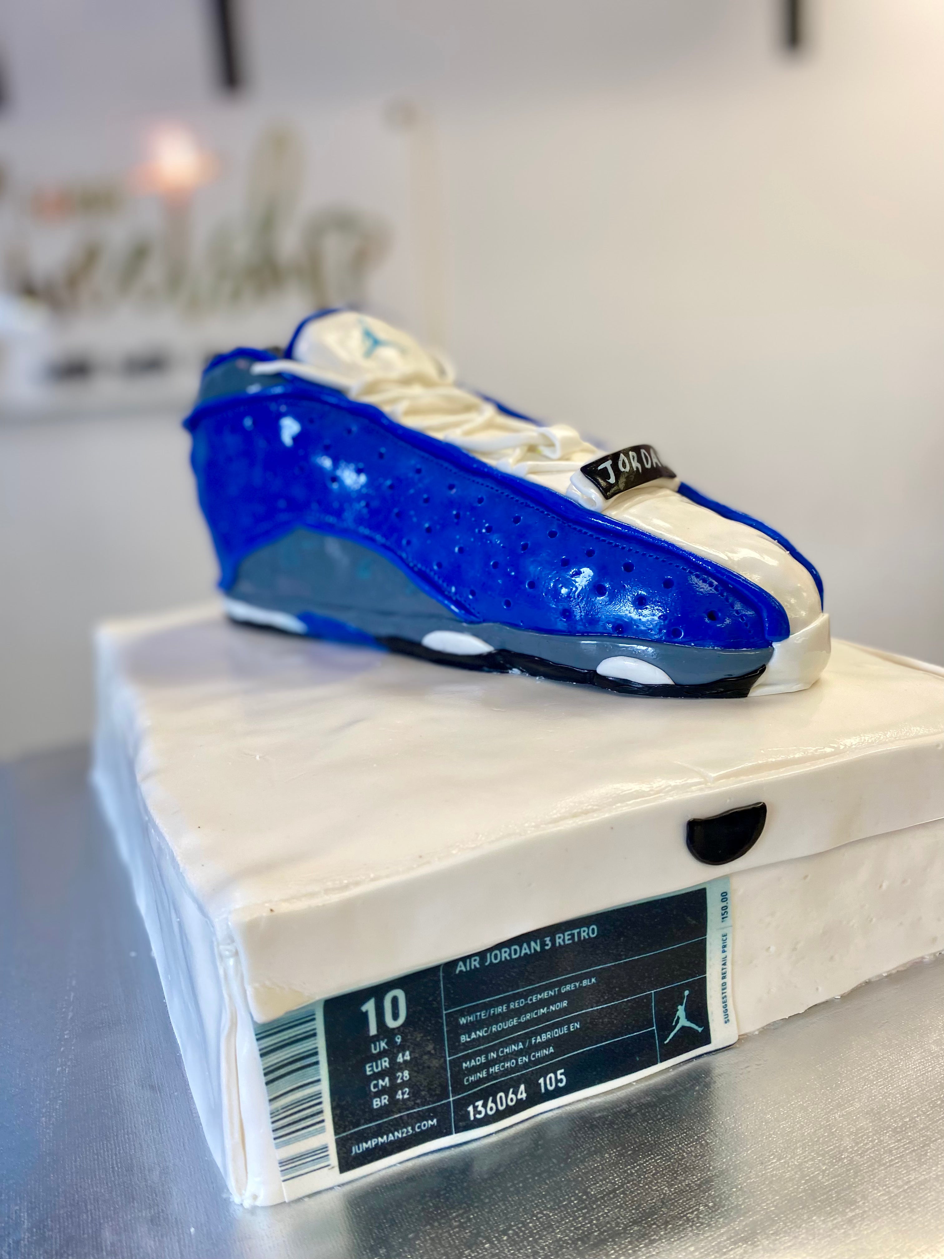 Jordan shoe cake