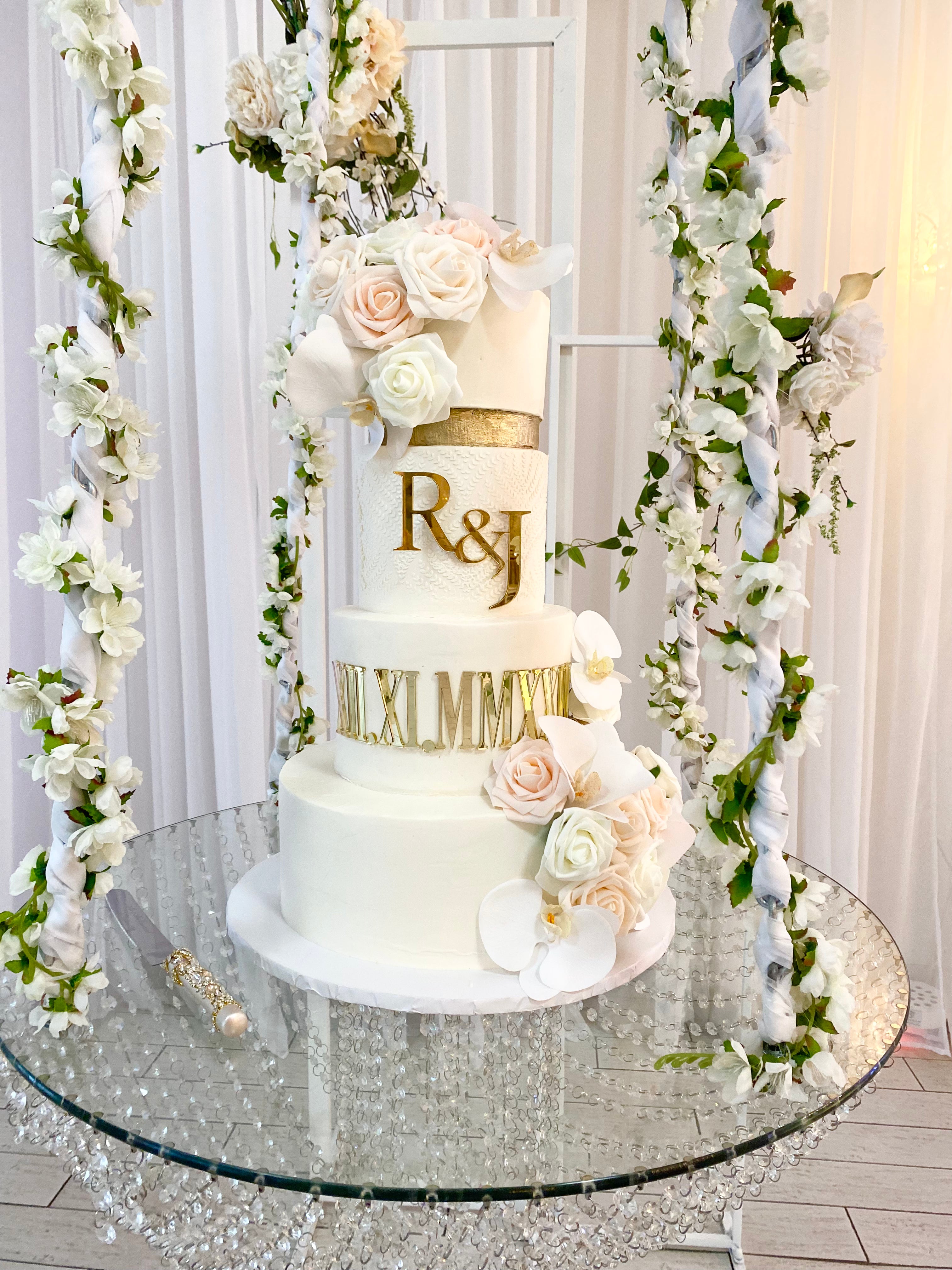 Four Tier Wedding Cake